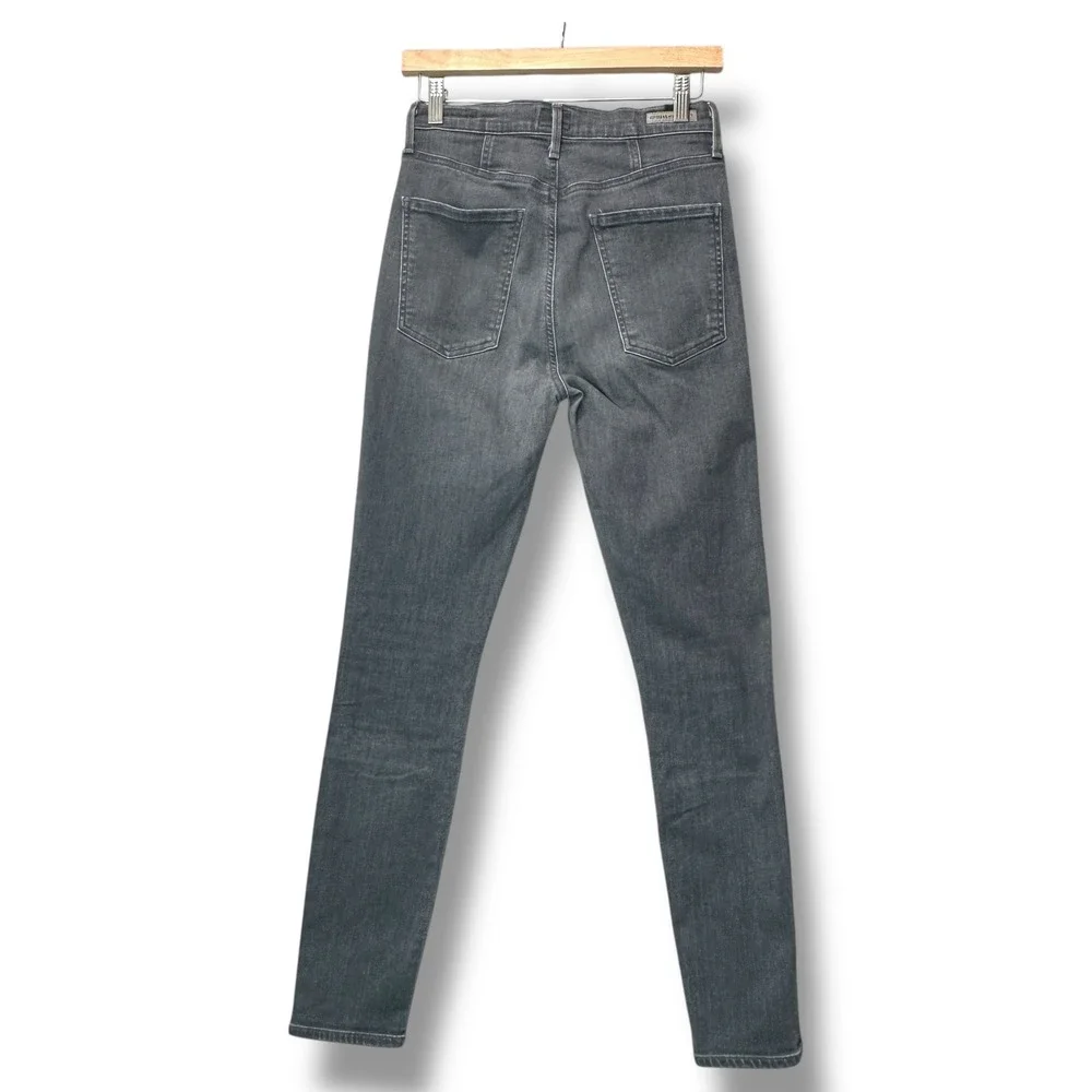 Citizens of Humanity Chrissy Uber High Rise Skinny Jeans Gray Wash Sz‎ 26 Grunge